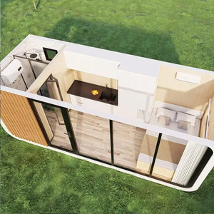 Casa modular directa de fábrica de China-Prefabricada económica para uso residencial Uso de cabina de manzana de 20 pies para hotel - Product Image 3