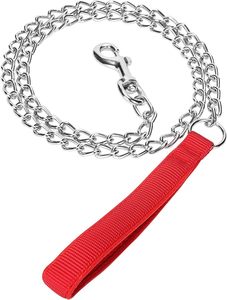 Kettingriem Voor Kleine Honden, Zware Metalen Hondenriem Duurzaam Sterk Kauwbestendig Puppyriemen - Product Image 5