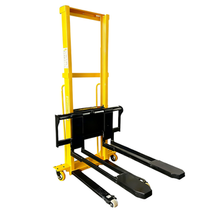 2025 Hot Sale 1ton 1.8m Portable Self Loading Forklift Semi-electric Stacker - Product Image 1