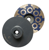 Roue de meulage avec filetage, en résine diamant, 2x4 pouces, 5/8 — 11 pouces, pour pierre en granit et carreaux