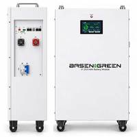 Batterie solaire au lithium-ion LiFePO4 Basen Green EU Stock 48V 51.2V 314Ah 16Kwh avec système de stockage d'énergie et protection incendie JK V19 BMS