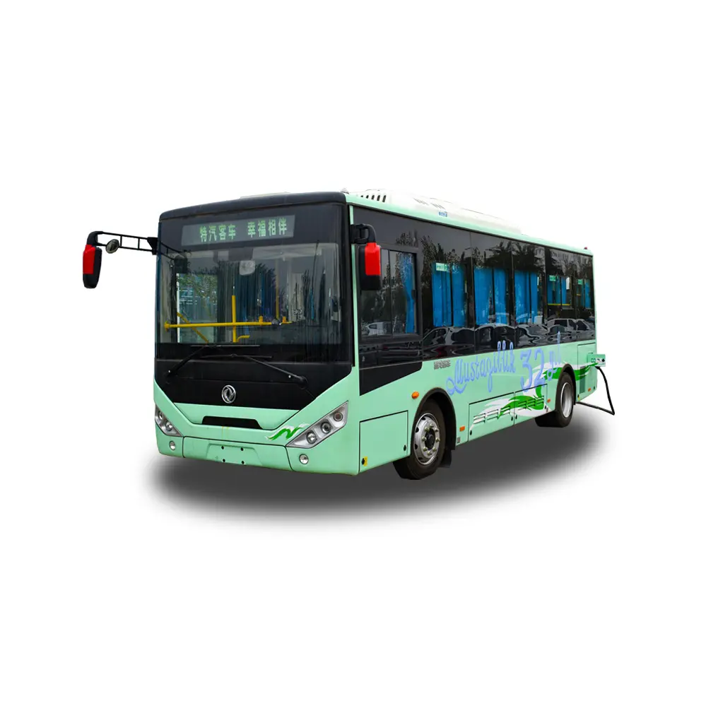Dongfeng Eco-Friendly Transit 8m Electric City Bus with 29 Seats 360km Long Range 2 Doors AC Included Hot Selling!