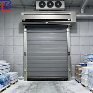 Puerta Rápida para Cámaras Frigoríficas, Puerta Totalmente Empotrada para Cámaras Frigoríficas, Puerta para Cuartos Limpios con Sistema de Refrigeración - Product Image 1