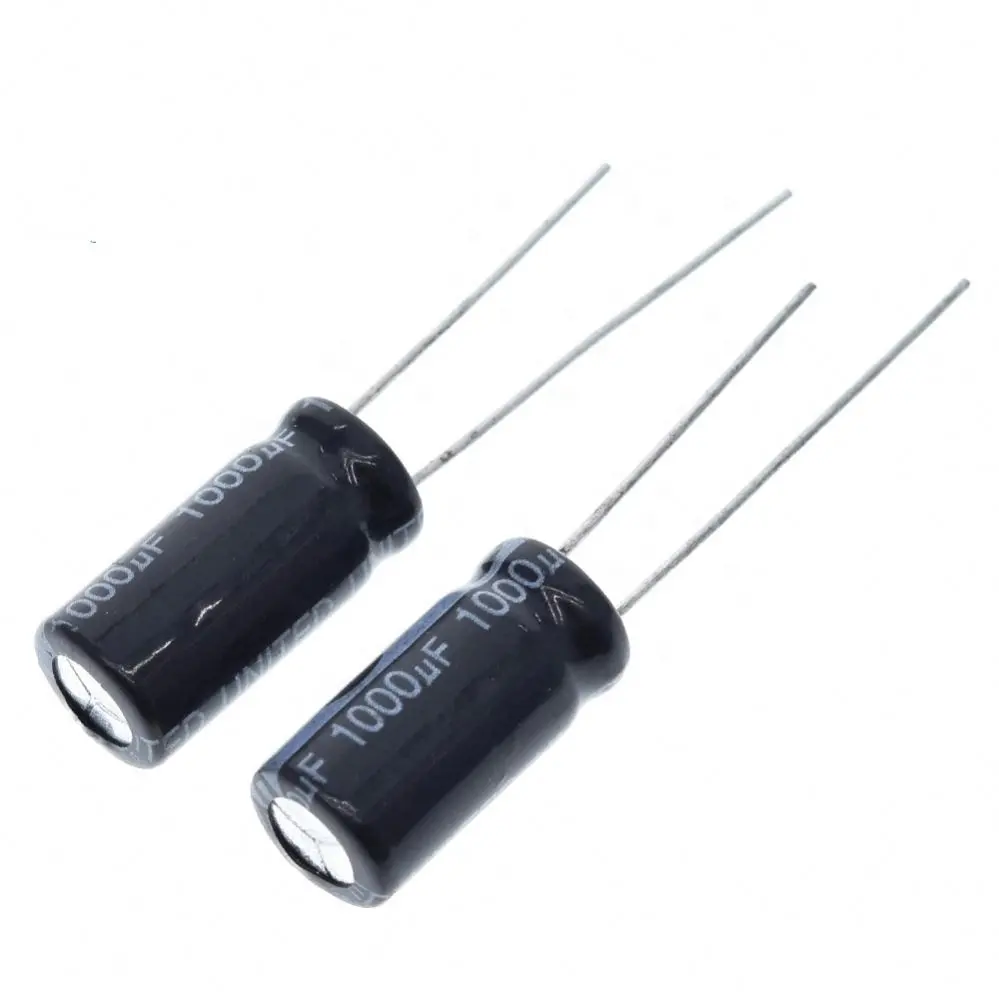 ZheHang DIP alumínio Capacitor eletrolítico 1000 uF 16 V 8*161000uF 16 V IC capacitor