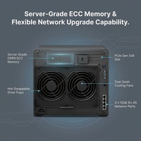Serveur de stockage NAS Synology RackStation DS2422+ neuf, 12 baies, tour, pour entreprises, sauvegarde de fichiers, virtualisation, système sans disques