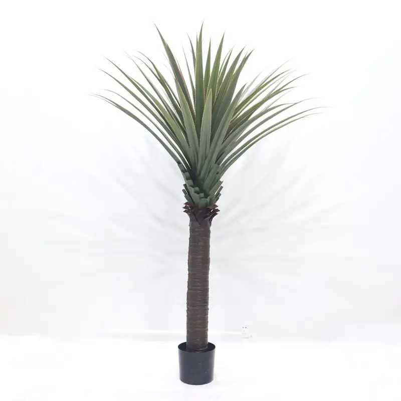 Piante in vaso tropicali artificiali succulente di alta qualità 180cm albero bonsai di agave di plastica