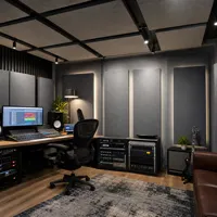 Panneau acoustique décoratif en feutre, panneau mural absorbant le son en fibres chimiques