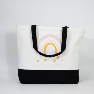 Großhandel Extra große Baumwoll-Einkaufstasche Personal isiert über große lange Schulter Leinwand zum Einkaufen Verpackung Einkaufstaschen - Product Image 3