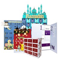 Calendrier de l'Avent personnalisé en carton imprimé pour Noël, pour boissons alcoolisées, jus, spiritueux, vin, bière