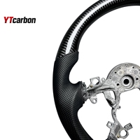 Volant de course personnalisé en fibre de carbone véritable YTcarbon pour Pajero MK4 4X4, pièces automobiles tout-terrain, accessoires intérieurs de voiture