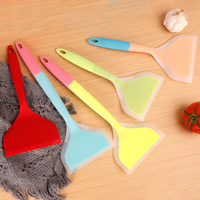 Spatule à crêpes en silicone multicolores, résistante à la chaleur, écologique, sûre, antiadhésive, ustensiles de cuisine pour la maison