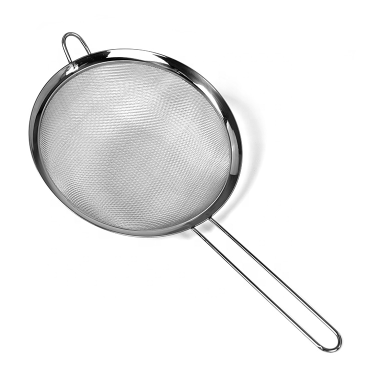 Лидер продаж на Amazon, высококачественное кухонное ситечко 8 размеров, сетчатый фильтр из нержавеющей стали