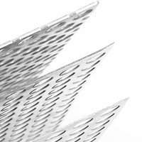 Maille métallique perforée en acier de grillage de poinçonnage de petit trou rond filtres d'acier inoxydable métal perforé d'écran perforé
