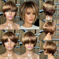 Perruques Courtes 100% Cheveux Humains en Gros pour Femmes Modernes – Tendance et Polyvalentes avec Plusieurs Options de Coiffure