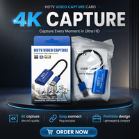 Tarjetas de Captura de Video Profesionales 4K USB 3.0 Compatibles con la Mayoría de los Programas de Captura, Venta al Por Mayor de Fábrica