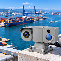 Caméra thermique de surveillance portuaire et caméra thermique pour la sécurité maritime, caméra PTZ