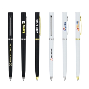 Phổ biến mỏng văn phòng bút bi khuyến mại nhựa bút với <span class=keywords><strong>Laser</strong></span> khắc in logo tùy chỉnh bút bi cho quà tặng - Product Image 3