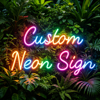 Enseignes néon personnalisées pour la décoration de bureaux et de fêtes, en acrylique, forme personnalisable, pour mariages et usage professionnel