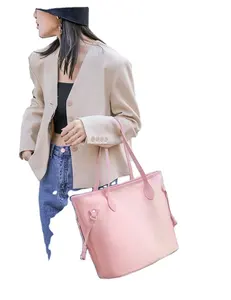 Yeni stil oxford kumaş büyük kapasiteli neverfull klasik kadın tote çanta