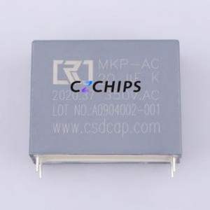 Condensador de Película de Polipropileno (CBB) AC6047, Componente de Orificio Pasante (THT), 20uF, 10%, 350V - Product Image 1