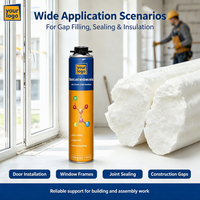 Mousse polyuréthane expansive multi-usages, scellant isolant en spray pour la construction