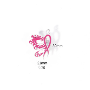 <span class=keywords><strong>October</strong></span> nhận thức Ribbon Lapel hat pins/Ung thư sống sót hồng men Ribbon ~ Trâm <span class=keywords><strong>Pin</strong></span> - Product Image 1