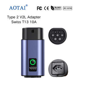 Adaptador AOTAI Tipo 2 a T13 V2L, 230V 10A 2.3kW, Cable de Descarga para Vehículos Eléctricos, Protección IP54, para Suministro de Energía de Vehículo a Carga - Product Image 1