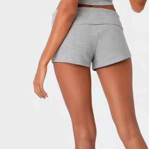 <span class=keywords><strong>Short</strong></span> léger élégant pour femmes Logo personnalisé Ceinture élastique et poches latérales <span class=keywords><strong>Short</strong></span> de jogging d'été pour femmes - Product Image 4