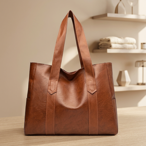 BS INTERNATIONAL - Bolsos de Mano Tipo Clutch para Mujer, Personalizados con Logotipo, 100% Cuero Genuino, Térmicos, Impermeables, con Doble Correa y Cremallera, 1L - Product Image 4
