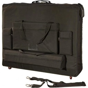 Échantillon Gratuit Table de Massage à Roulettes Ajustable avec Sac de Transport Pliable Vente en Gros pour Table de Massage Noire Certifiée BSCI - Product Image 3
