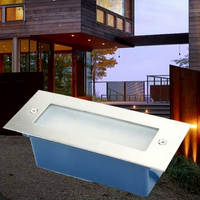 Lumière d'escalier en aluminium LED, applique murale encastrée, indice de protection IP62, 3W/5W, lumière électrique résidentielle pour extérieur, chemin de jardin