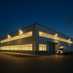 Bán chạy nhất hiện đại nhanh toàn cầu vận chuyển prefab kết cấu thép xây dựng hội thảo cho bệnh viện và trường học sử dụng - Product Image 2