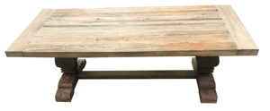 Table basse en bois massif rustique vintage de style farmhouse pour salon MRS WOODS - Product Image 2