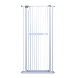 Puerta para Gatos Extra Alta, Puerta Metálica Negra de Montaje a Presión para Perros y Gatos, para Puertas - Product Image 6