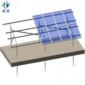 Système de montage solaire en acier inoxydable de vente chaude pour abri de voiture au sol et système de rayonnage solaire de montage de panneaux PV - Product Image 1
