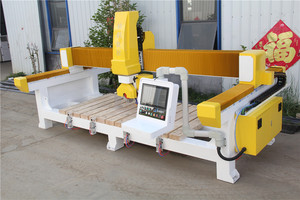 Machine de découpe à pont CNC à 4+1 axes pour scie à <span class=keywords><strong>panneaux</strong></span> avec moteur principal, roulement à billes, PLC et composants de boîte de vitesses - Product Image 3