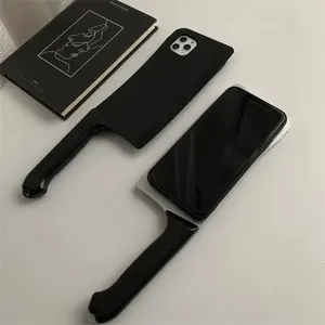 Coque de téléphone portable créative rétro amusante 3D mignonne coréenne en forme de couteau de cuisine pour iPhone 16 15 12 Pro Max 11, coque arrière souple portable réutilisable - Product Image 3