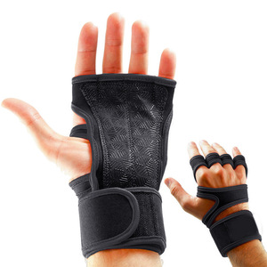 Gants de sport unisexes en polyester pour la musculation, l'haltérophilie et l'entraînement en salle de sport avec protection de la paume - Product Image 1