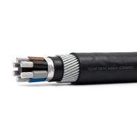 Kabel Daya Multi-Core VLV32 0.6/1kV 4 Inti 50mm2 Aluminium PVC Baja Berlapis SWA CN IEC