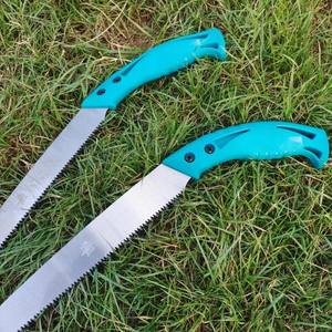 Sierra de podar Shanteng 270 con hoja de acero inoxidable y mango turquesa para jardinería y carpintería - Product Image 3