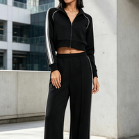 Veste zippée personnalisée pour femme, style sport, course en plein air, silhouette athlétique, vêtements de sport, tenue décontractée, mode, exercice, fitness