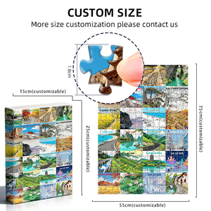 Costruttore <span class=keywords><strong>Puzzle</strong></span> scenario personalizzato 1000 pezzi con certificato fsc e personalizzazione <span class=keywords><strong>One</strong></span> Stop - Product Image 3