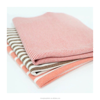 Tissu en maille warp 90% polyester 10% élasthanne, teint uni, double face brossée, pour textiles de maison pour garçons et filles