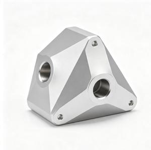 CNC Machined Aluminum Milling Adapter With Threaded Hole And Hexagonal Flange CNC machining Custom <b>Tooling</b> Service - Product Image 2
