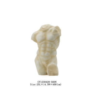 Statua Nuda in Resina all'Ingrosso, Arte del Corpo Umano Greco Naturale, Colore Bianco o Bronzo per Decorazioni da Tavolo - Product Image 3