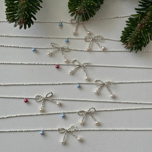 Collar de Plata de Ley S925 con Cuatro Estrellas para Mujer, Estilo Ligero y Lujoso, Diseño de Nicho, Cadena para Clavícula Inspirada en Ins, con Perla - Product Image 1