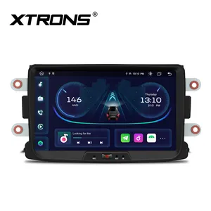XTRONS Máy Phát Thanh Xe Hơi Android 12 8 Lõi 8 Inch Cho Renault/Dacia Duster CP AA DSP IPS RDS Âm Thanh Nổi GPS Điều Hướng Video Xe Hơi
