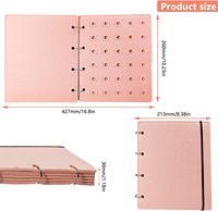 Feutre Bijoux Organisateur Livre Rose Feutre De Stockage Livre Broche Titulaire Page-Flip Pin Présentoir pour Pin Badge Bijoux Collier