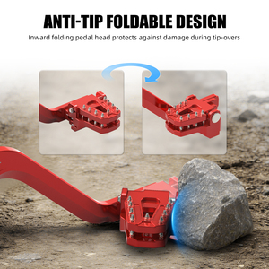 Pédale de frein arrière réglable en aluminium NICECNC pour Honda <span class=keywords><strong>CRF1000L</strong></span> CRF1100L Africa Twin <span class=keywords><strong>Adventure</strong></span> Sports 46500-MJP-G50 - Product Image 3