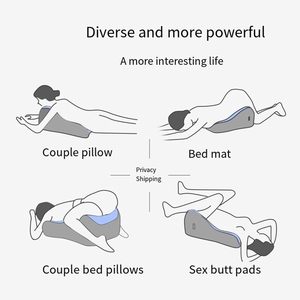 Bantal Tidur Penyangga Tubuh Pasangan Perawatan Seksual Bantal Baca Bantal Penyangga Kaki Ergonomis Bantal Seks Lepas Pasang Bantal Istirahat - Product Image 4
